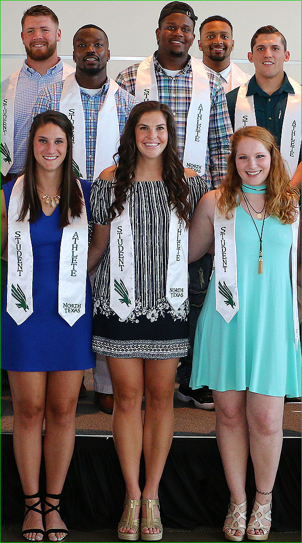 UNT student-athlete graduates